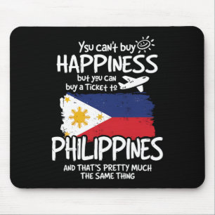Philippinen Filipino Urlaub Vintage Souvenir Mann Mousepad