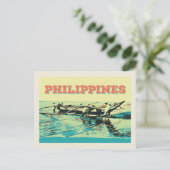 Philippinen, Fischerszene auf den Visayas-Inseln Postkarte (Stehend Vorderseite)