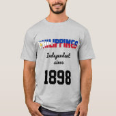 Philippinen Flag Independence Celebration T-Shirt (Vorderseite)