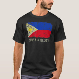 Philippinen Flag koordiniert Männer Filipino He T-Shirt