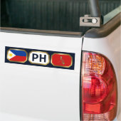 Philippinen Flag Map Code Autoaufkleber (Auf Lkw)
