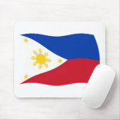 Philippinen Flag Mousepad (Mit Mouse)