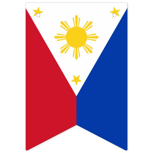 Philippinen Flag & Party Banners / Hochzeiten Wimpelkette (Zweite Fahne)