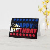 Philippinen Flag Patriotic Birthday Karte (Gelbe Blume)
