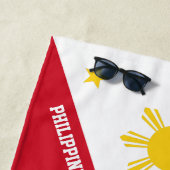 Philippinen Flag Splendid Patriotic Strandtuch (Beispiel)
