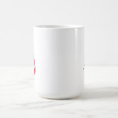 Philippinen-Flagge auf der Karte Kaffeetasse (Mittel)