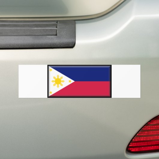 Philippinen-Flagge Autoaufkleber (Auf Auto)