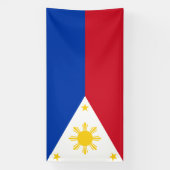 Philippinen-Flagge Banner (Vertikal)