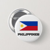 Philippinen-Flagge Button (Vorne & Hinten)