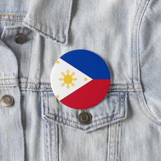 Philippinen-Flagge Button (Beispiel)