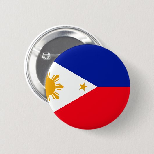 Philippinen-Flagge Button (Vorne & Hinten)