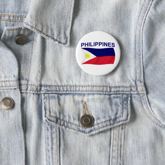 Philippinen-Flagge Button (Beispiel)