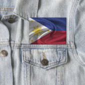 Philippinen-Flagge-Button Button (Insitu)
