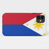 Philippinen-Flagge Case-Mate iPhone Hülle (Rückseite (Horizontal))