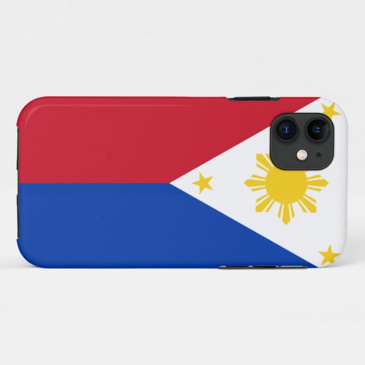 Philippinen-Flagge Case-Mate iPhone Hülle (Rückseite (Horizontal))