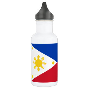 Philippinen-Flagge Edelstahlflasche