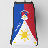 Philippinen-Flagge, Emblem/Golf Clubs-Abdeckung Golf Headcover (Rotieren 90)