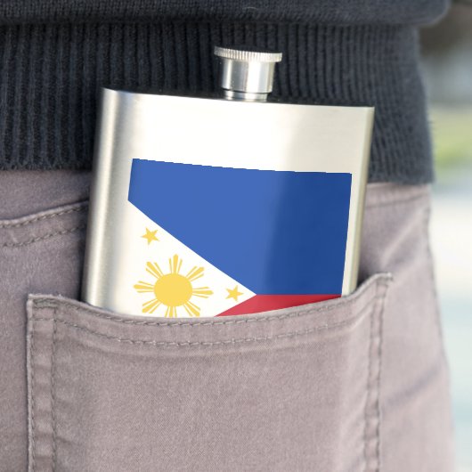 Philippinen-Flagge Flachmann (Beispiel)