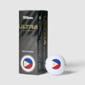 Philippinen-Flagge Golfball (Verpackungen)