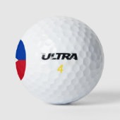 Philippinen-Flagge Golfball (Logo)