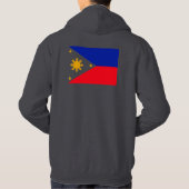 Philippinen-Flagge Hoodie (Rückseite)