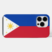 Philippinen-Flagge iPhone Hülle (Rückseite (Horizontal))