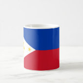 Philippinen-Flagge Kaffeetasse (Mittel)