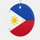Philippinen-Flagge Keramikornament (Links)
