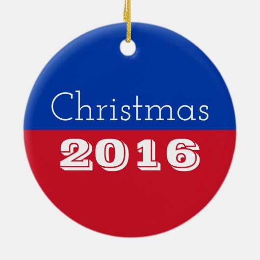 Philippinen-Flagge Keramikornament (Hinten)