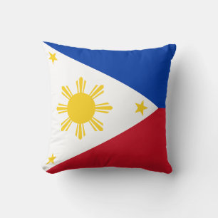 Philippinen-Flagge Kissen