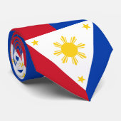 Philippinen-Flagge Krawatte (Gerollt)