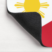 Philippinen-Flagge Mousepad (Ecke)