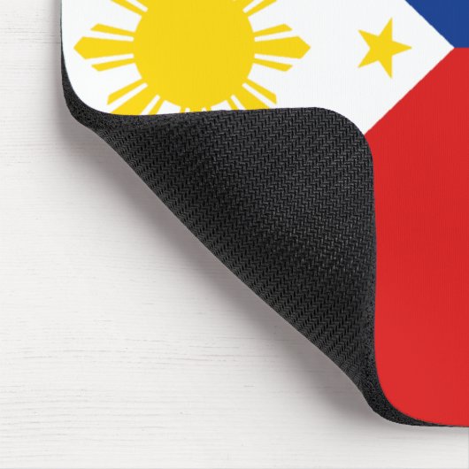 Philippinen-Flagge Mousepad (Ecke)