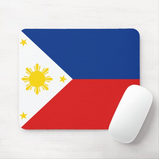 Philippinen-Flagge Mousepad (Mit Mouse)