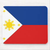 Philippinen-Flagge Mousepad (Vorne)