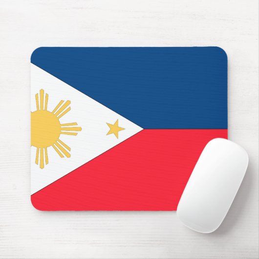 Philippinen-Flagge Mousepad (Mit Mouse)