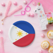 Philippinen-Flagge Pappteller (Party)