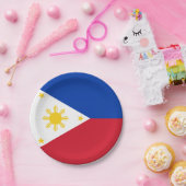 Philippinen-Flagge Pappteller (Party)