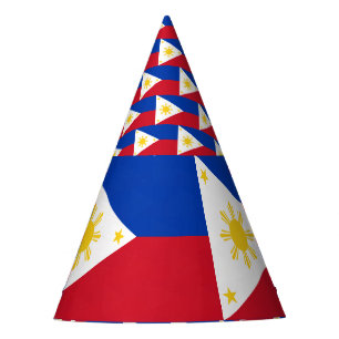 Philippinen-Flagge Partyhütchen