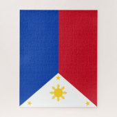 Philippinen-Flagge Puzzle (Vertikal)