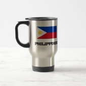 Philippinen-Flagge Reisebecher (Links)