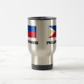 Philippinen-Flagge Reisebecher (Mittel)