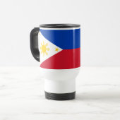 Philippinen-Flagge Reisebecher (Vorderseite Links)