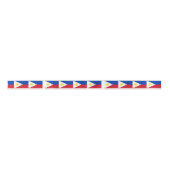 Philippinen-Flagge Satinband (Vorderseite)