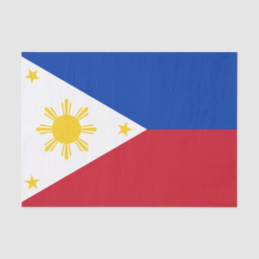 Philippinen-Flagge Seidenpapier (Vorderseite)