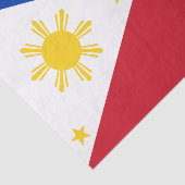 Philippinen-Flagge Seidenpapier (Ausschnitt)