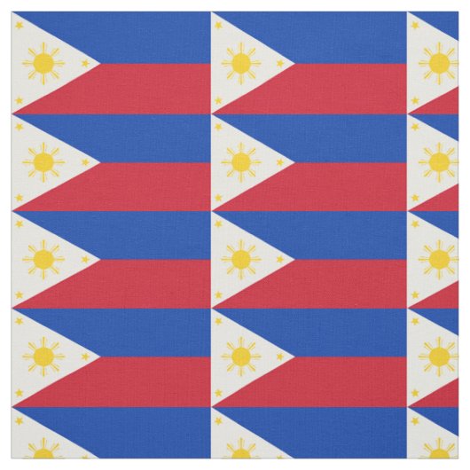 Philippinen-Flagge Stoff (Muster)