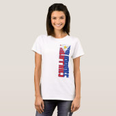 Philippinen-Flagge T-Shirt (Vorne ganz)