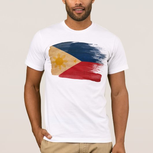 Philippinen-Flagge T-Shirt (Vorderseite)