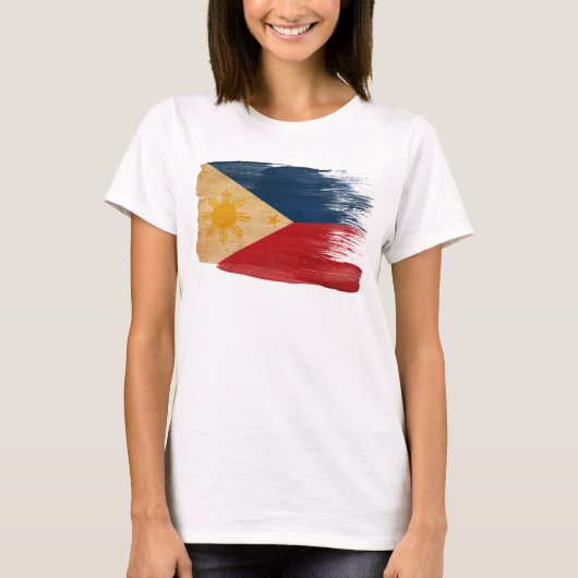 Philippinen-Flagge T-Shirt (Vorderseite)